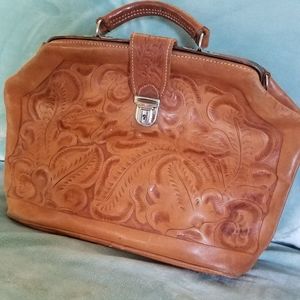 Hand Tooled Leather Purse